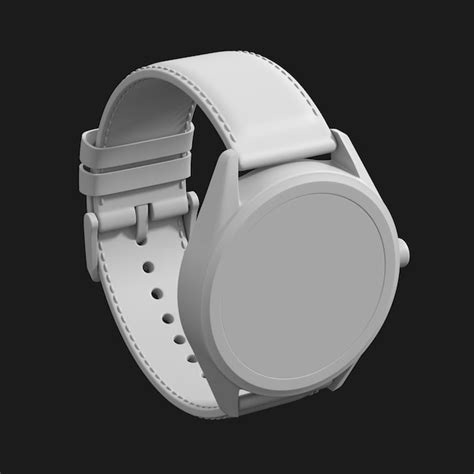 automatic watch 3d model free.